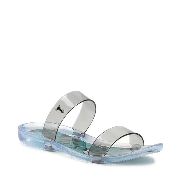 🆕Ted Baker🆕 Jelley Leopard Print Clear Slide Sandal - size 9 - Picture 13 of 13